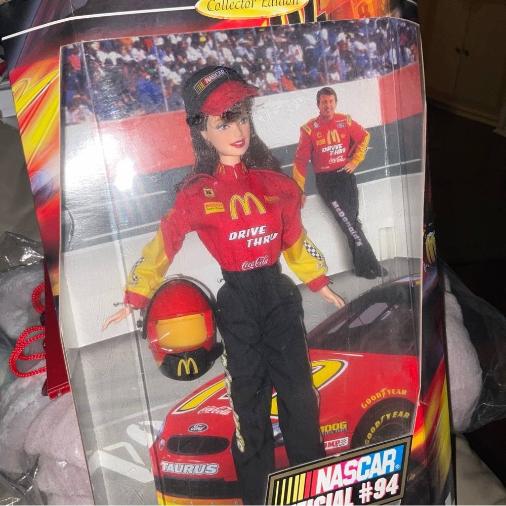Nascar barbie first on series